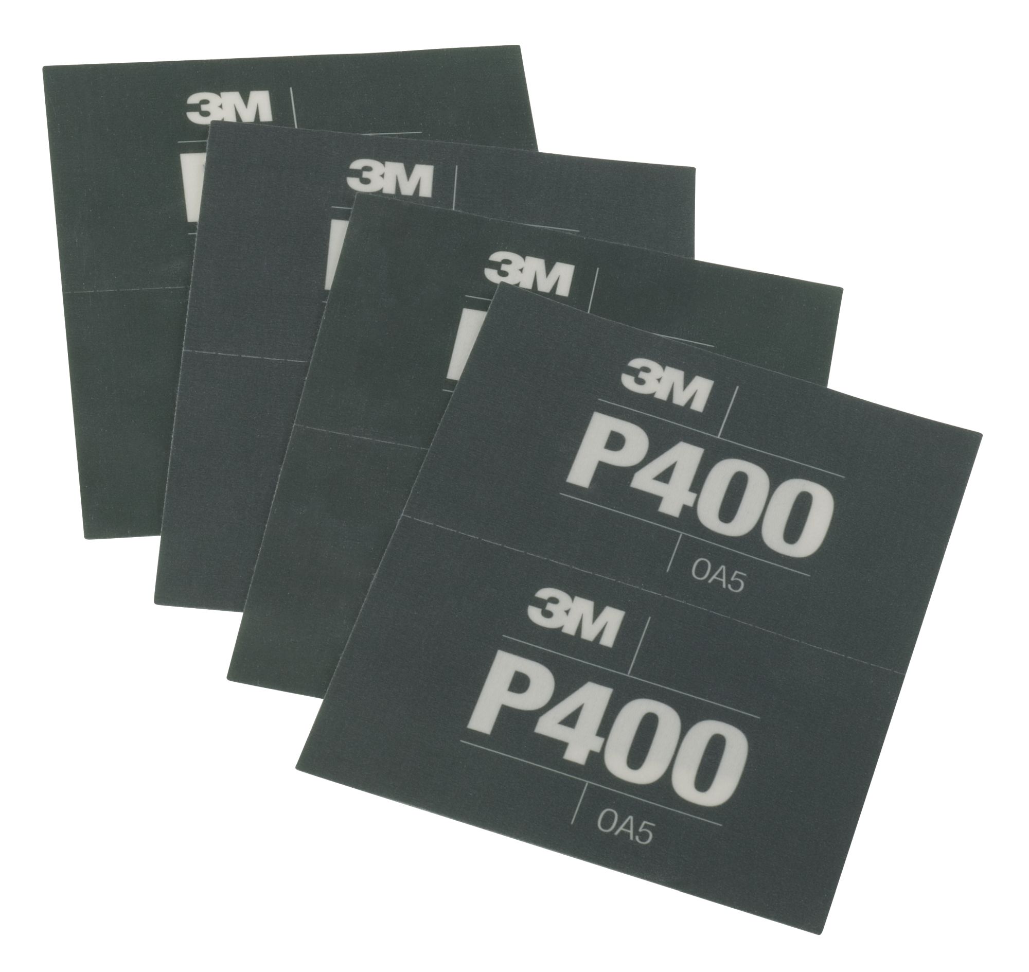 3M™ Hookit™ Hoja manual abrasiva flexible 270J, 140 mm x 171 mm, P400, 34337