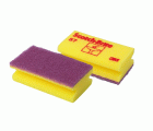 Scotch-Brite™ Esponjas de limpieza de superficies delicadas 57, Amarillo, 70 mm x 130 mm, 10/Pack