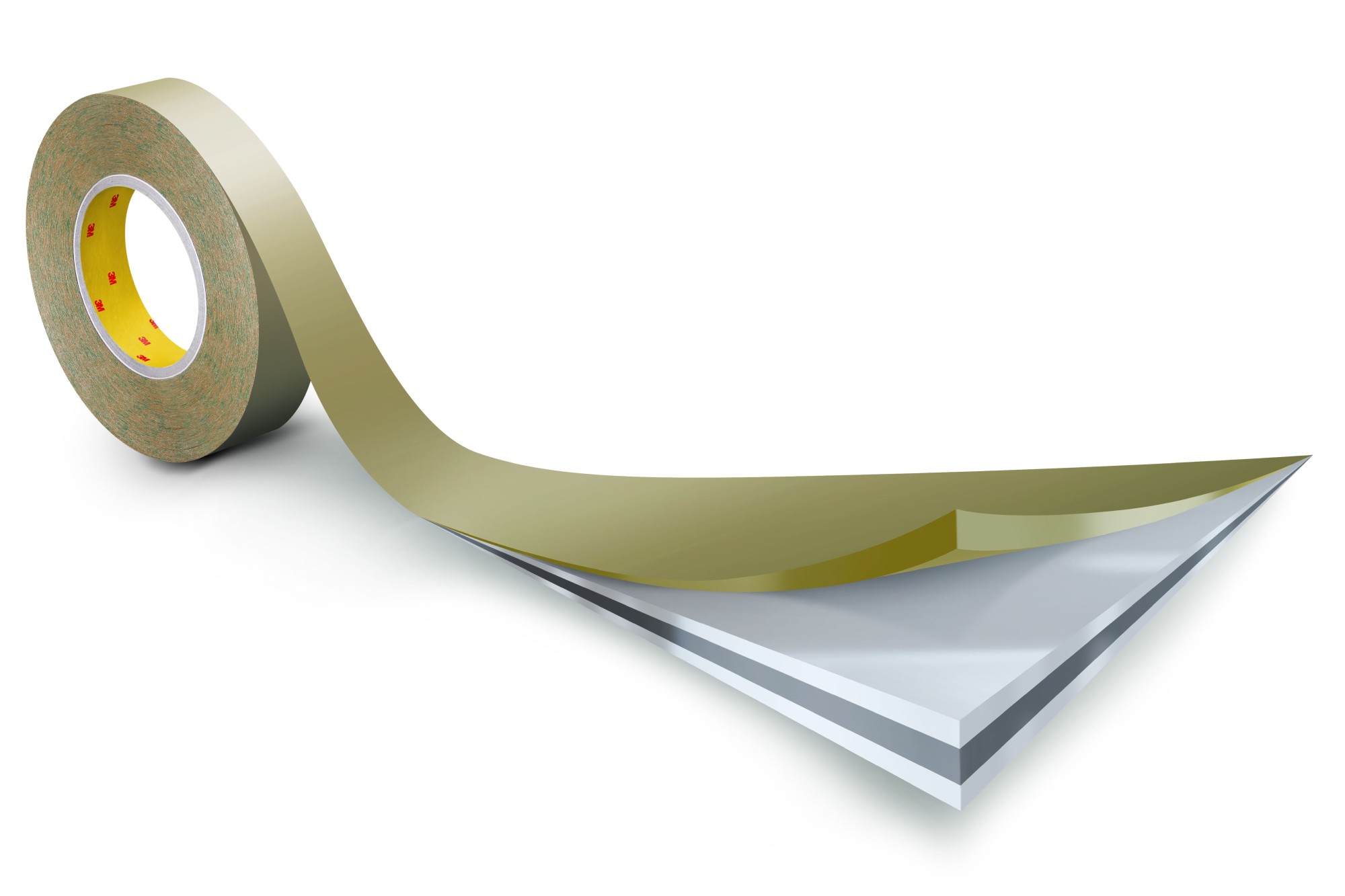 3M™ Cinta de Doble Cara 9527, Crema, 19 mm x 50 m, 0.13 mm