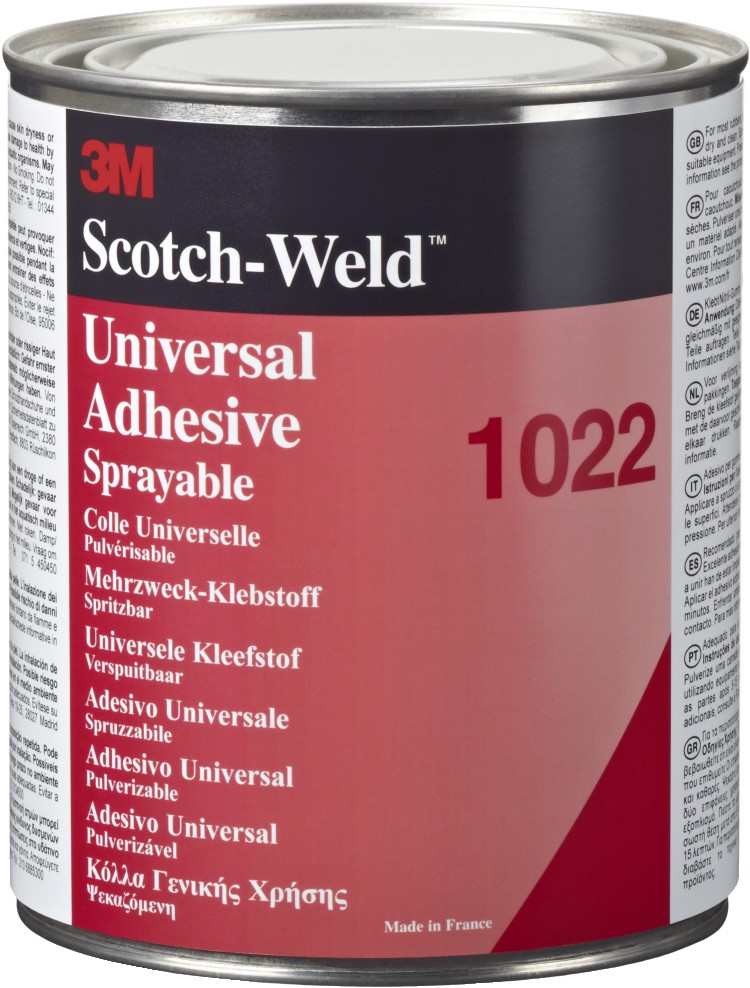 3M™ Adhesivo universal 1022, Rojo/Marrón, 20l