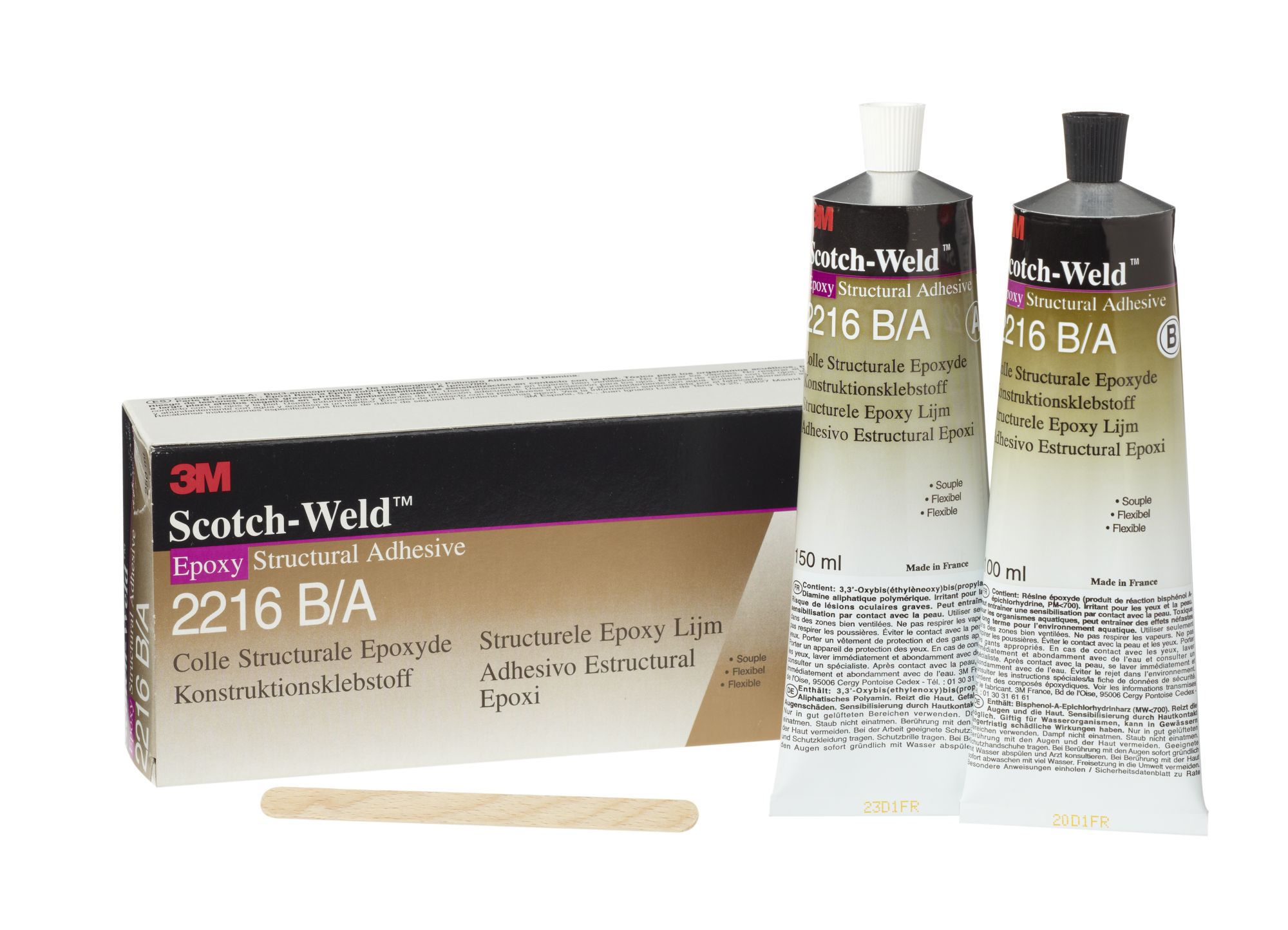 3M™ Scotch-Weld™ Adhesivo epoxi 2216, Gris, 250 ml