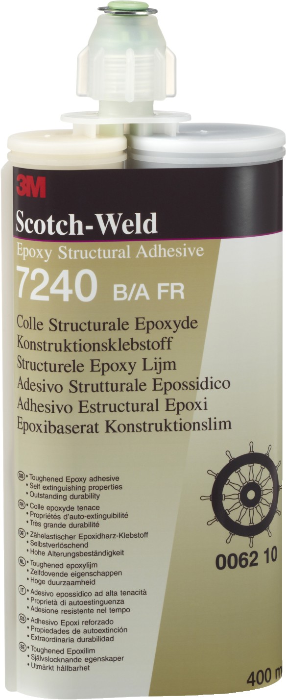 3M™ Scotch-Weld™ Adhesivo epoxi 7240 FR, Negro, Parte A, 200 L