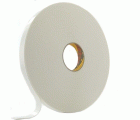 3M™Cinta de Espuma de Doble Cara 4430P, Blanca, 19 mm x 66 m, 0.8 mm