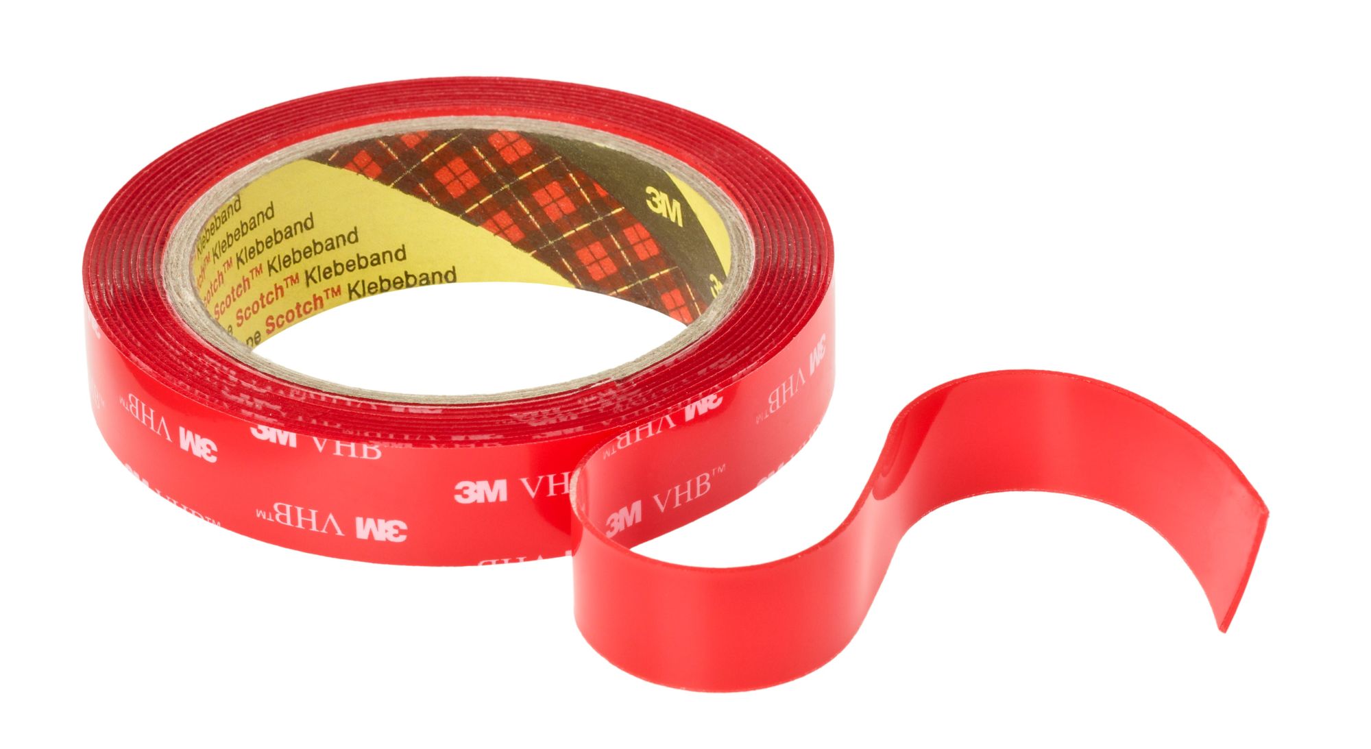 3M™ VHB™ Cinta de Espuma Acrílica 4910F, Transparente, 19 mm x 3 m, 1.0 mm