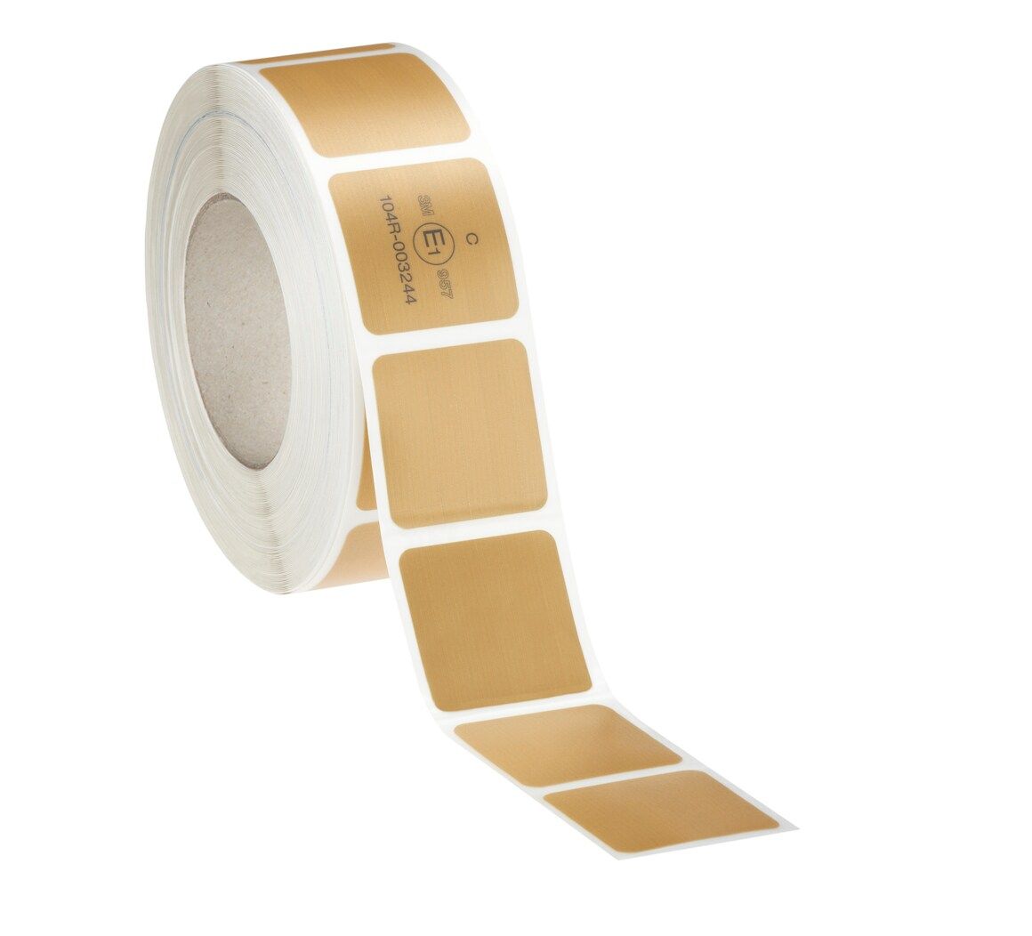 3M™ Lámina Retrorreflectante 957S-71 Microprismas Metalizada Monocapa Segmentada Clase C marcado ECE104 Amarillo Rollo 51 mm x 50m