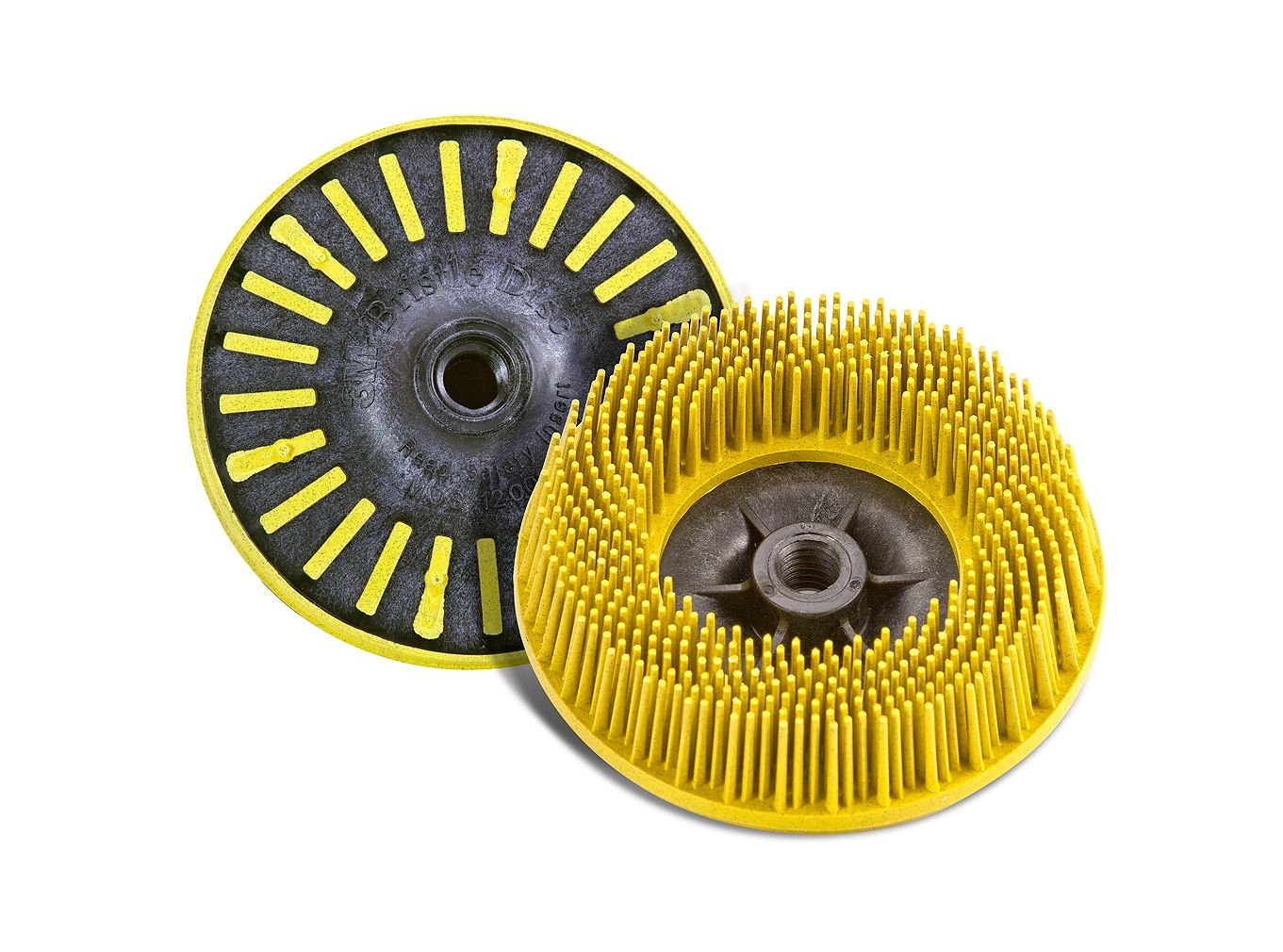 3M™ Scotch-Brite™ Disco Bristle BD-ZB, 115 mm, P80, Amarillo M14