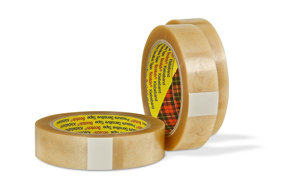 3M™ Scotch® Cinta de embalaje 6890, PVC, Transparente, 50 MM x 132 M