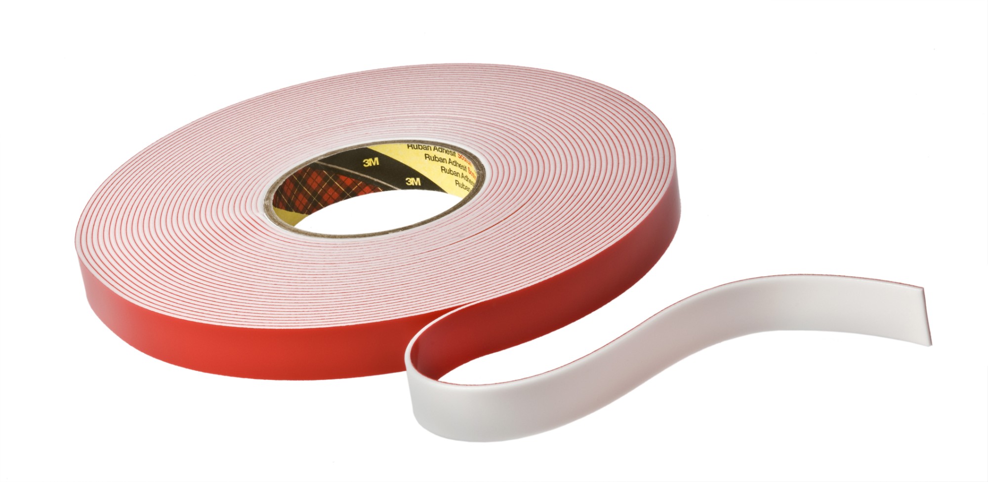 3M™ VHB™ Cinta adhesiva para unión estructural de paneles metálicos W20F, Blanca, 15 mm x 16.5 m, 2.0 mm