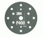 3M™ Hookit™ Disco abrasivo flexible 270J, 150 mm, 15 agujeros, P400, 34417