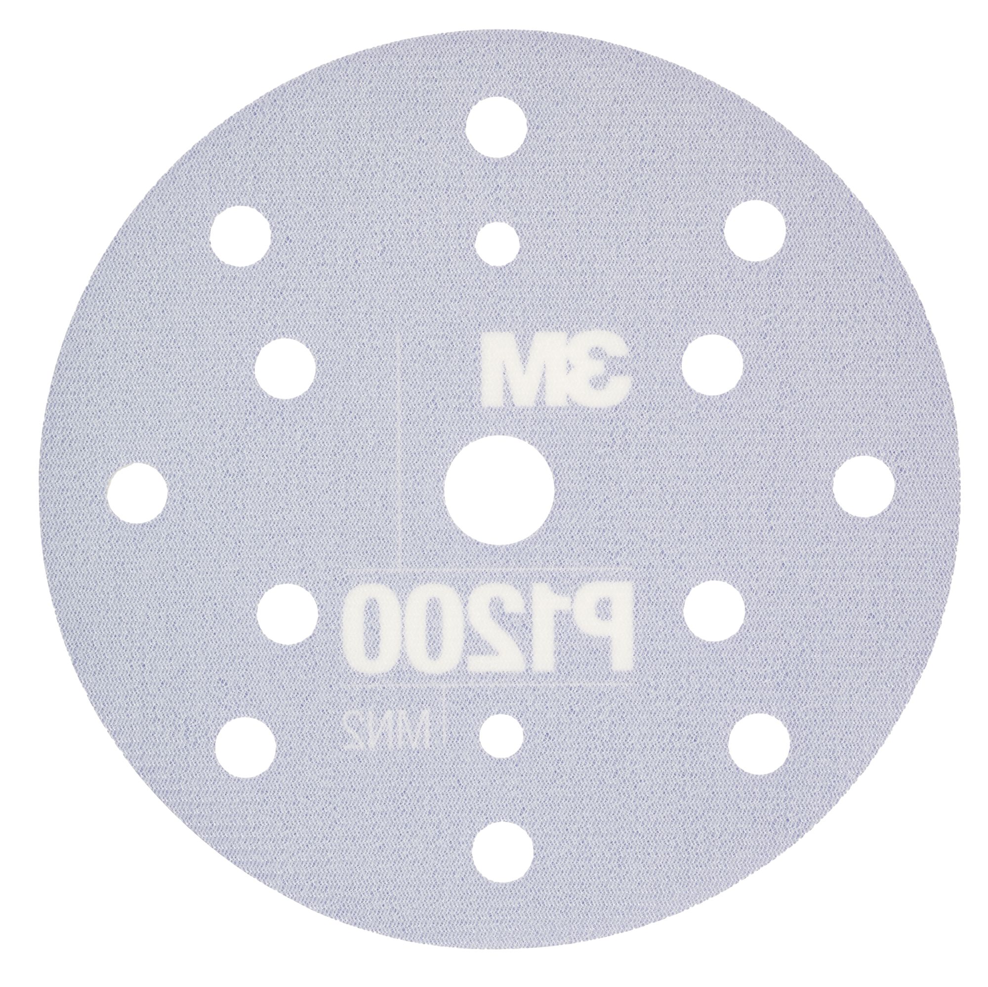 3M™ Hookit™ Disco abrasivo flexible 270J, 150 mm, 15 agujeros, P1200, 34422