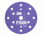 3M™ Hookit™ Disco abrasivo flexible 270J, 150 mm, 15 agujeros, P1500, 34423