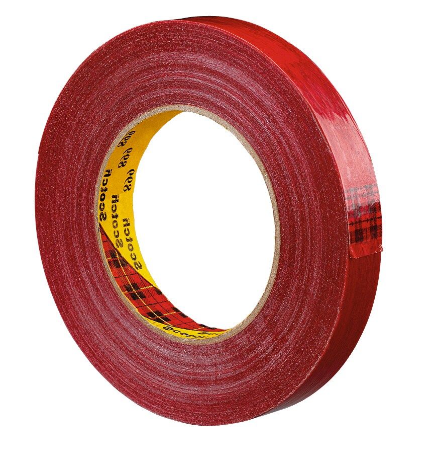 Scotch® Cinta de flejes para servicios públicos 3741, Transparente, 19 mm x 66 m