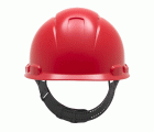 3M™ Casco de Seguridad, con pasador, ventilado, con banda antisudor de plástico, rojo, H700C-RD