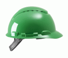 3M™ Casco de Seguridad, con pasador, ventilado, con banda antisudor de plástico, verde, H700C-GP