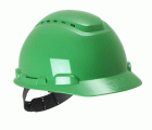 3M™ Casco de Seguridad, con pasador, ventilado, con banda antisudor de plástico, verde, H700C-GP