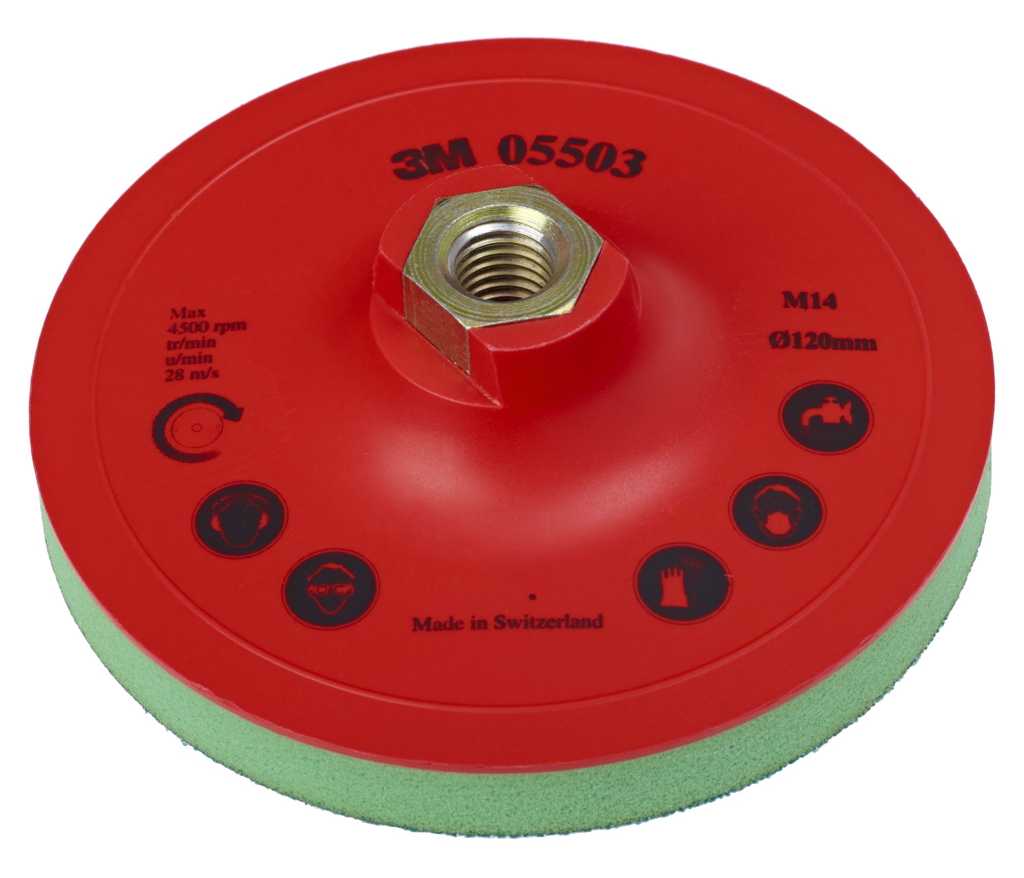 3M™ Pad de diamante 610Q, 100 mm, M14