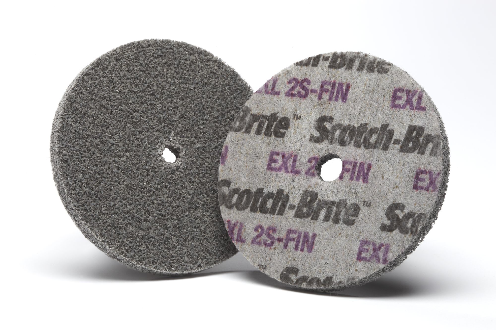 3M™ Scotch-Brite™ EXL Disco Unitized XL-UW,  76 mm x 12.5 mm x 6.35 mm, 2A Medio