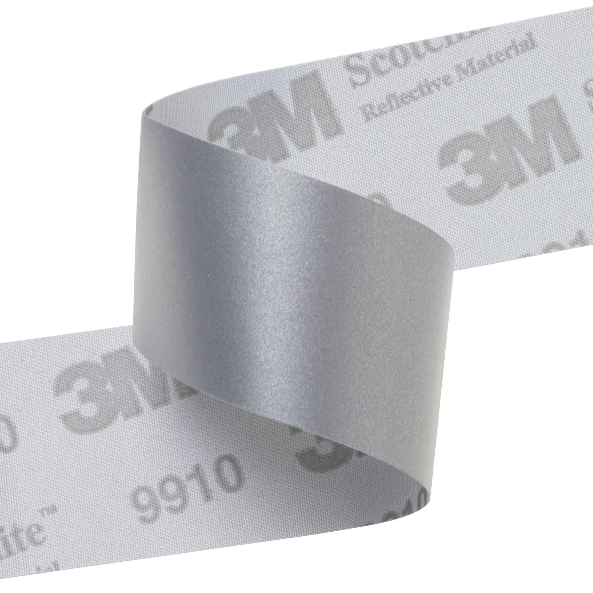 3M™ Scotchlite™ Tejido reflectante 9910, plateado, 70 mm x 100 m