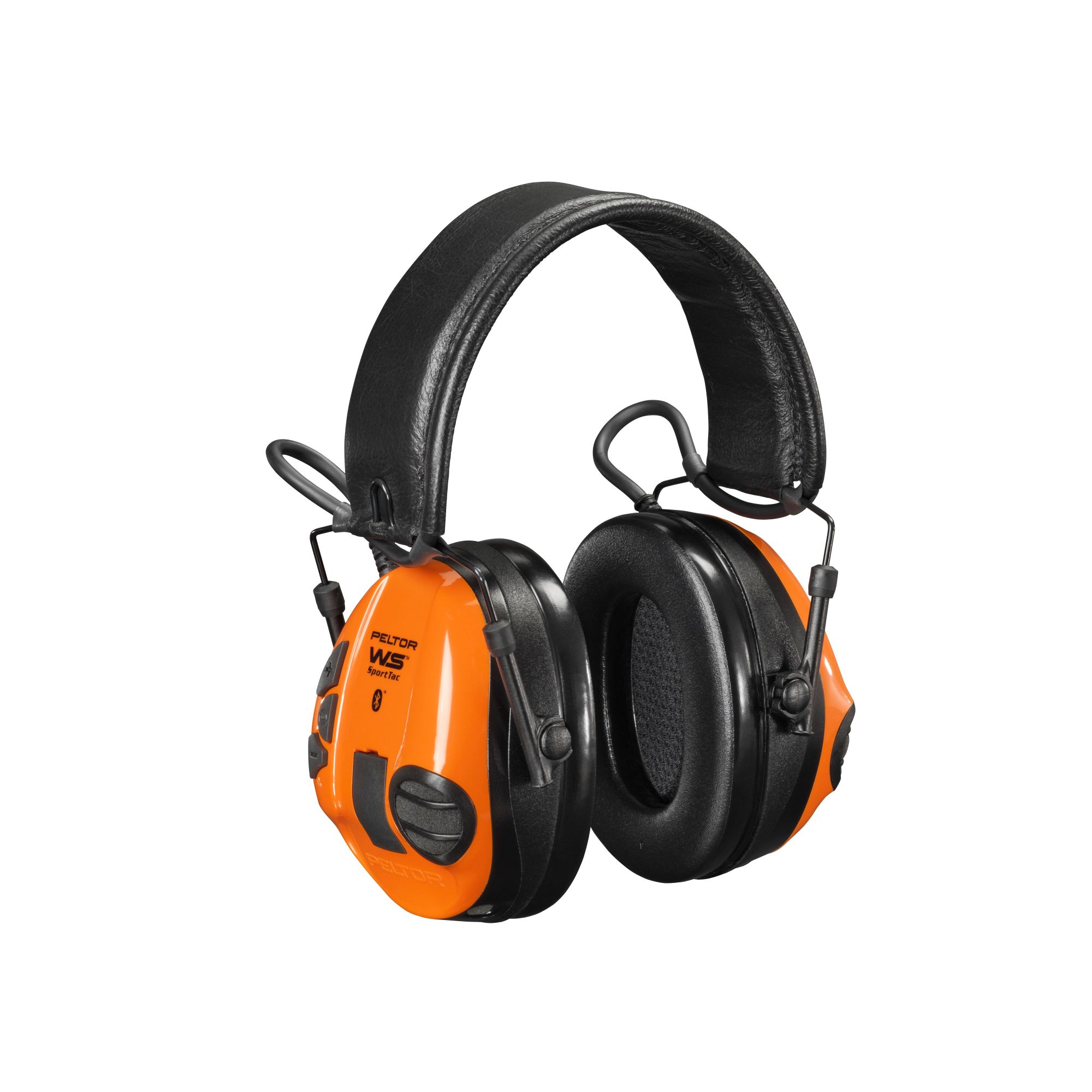 3M™ PELTOR™ SportTac Orejeras, 26 dB, cazoletas naranjas/verdes, diadema flexible, MT16H210F-478-GN