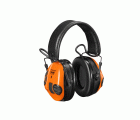 3M™ PELTOR™ SportTac Orejeras, 26 dB, cazoletas naranjas/verdes, diadema flexible, MT16H210F-478-GN
