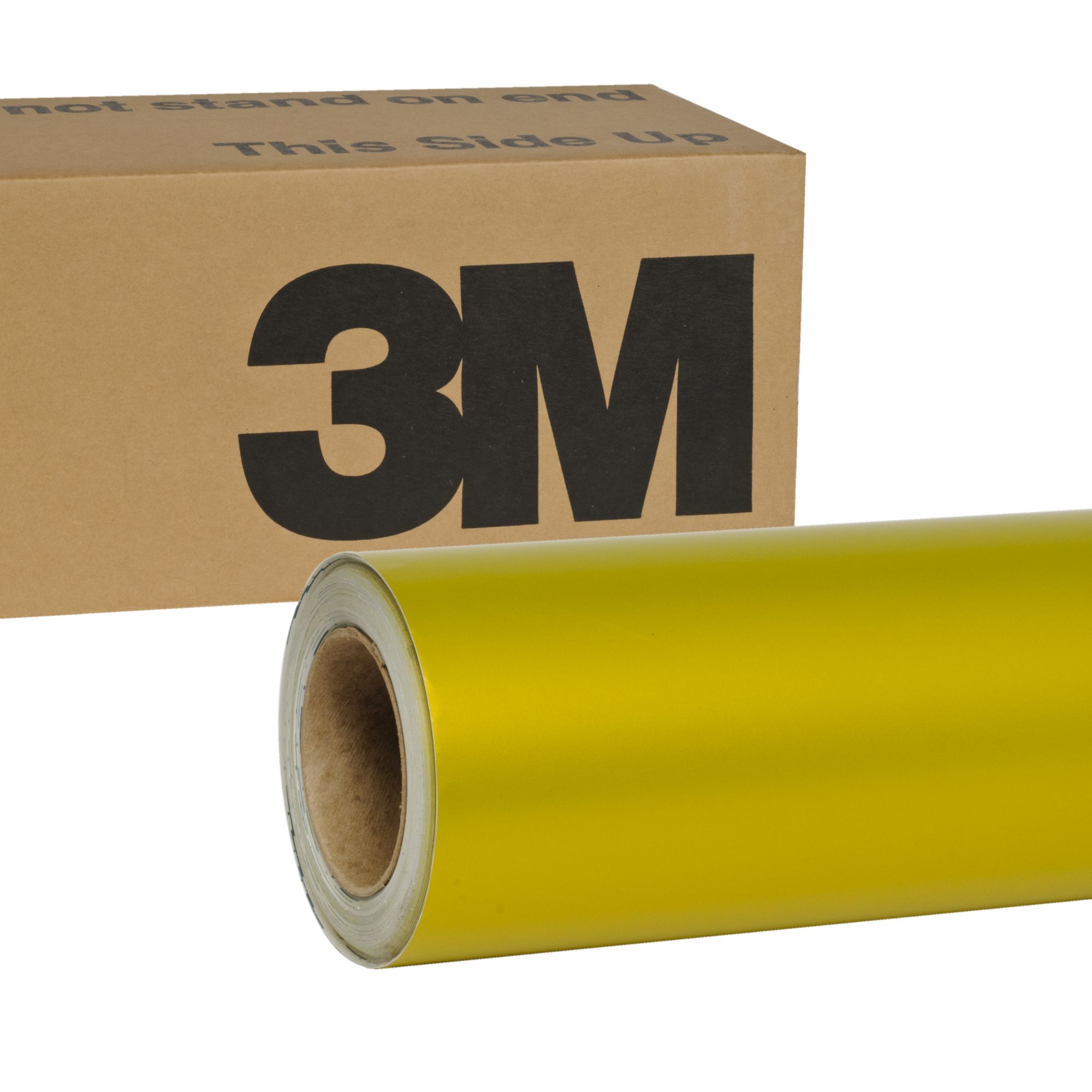 3M™ Wrap Film 2080-S335, Satin Bitter Yellow, 1524 mm x 22.86 m, 60 in x 25 yd