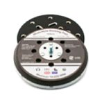 PLATO VELCRO CON CON ESPARRAGO 5/16 UNF. + M8 150mm 8+1 ag.