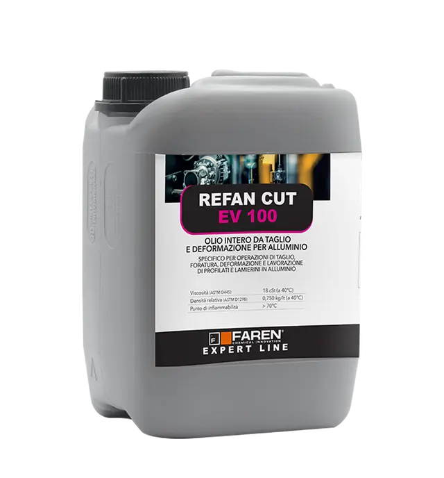 ACEITE DE CORTE EVAPORABLE PARA TRABAJOS CON ALUMINO - REFAN CUT EV 100