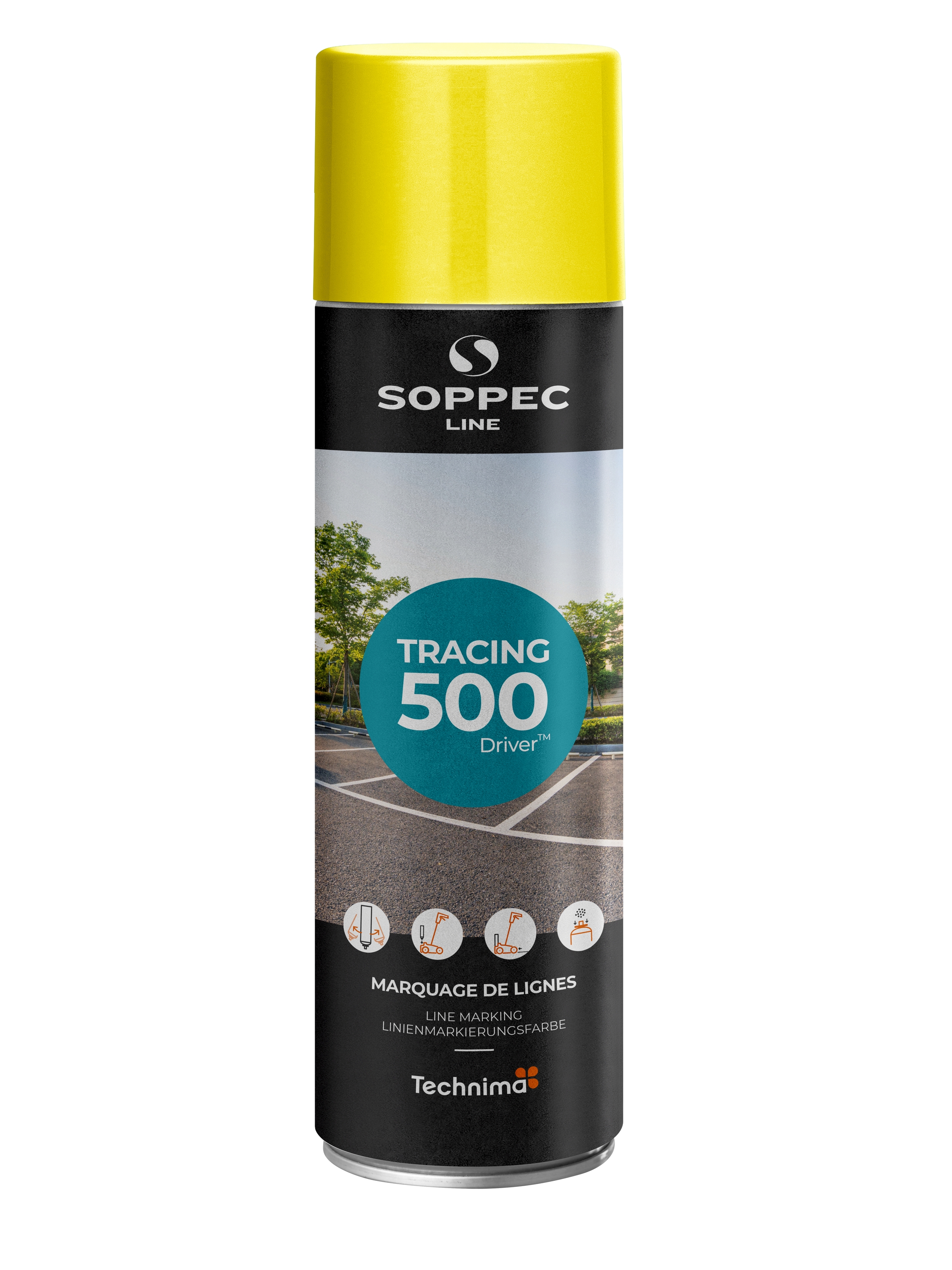 MARCADOR DE LÍNEAS SOPPEC - TRACING AMARILLO 500 ML