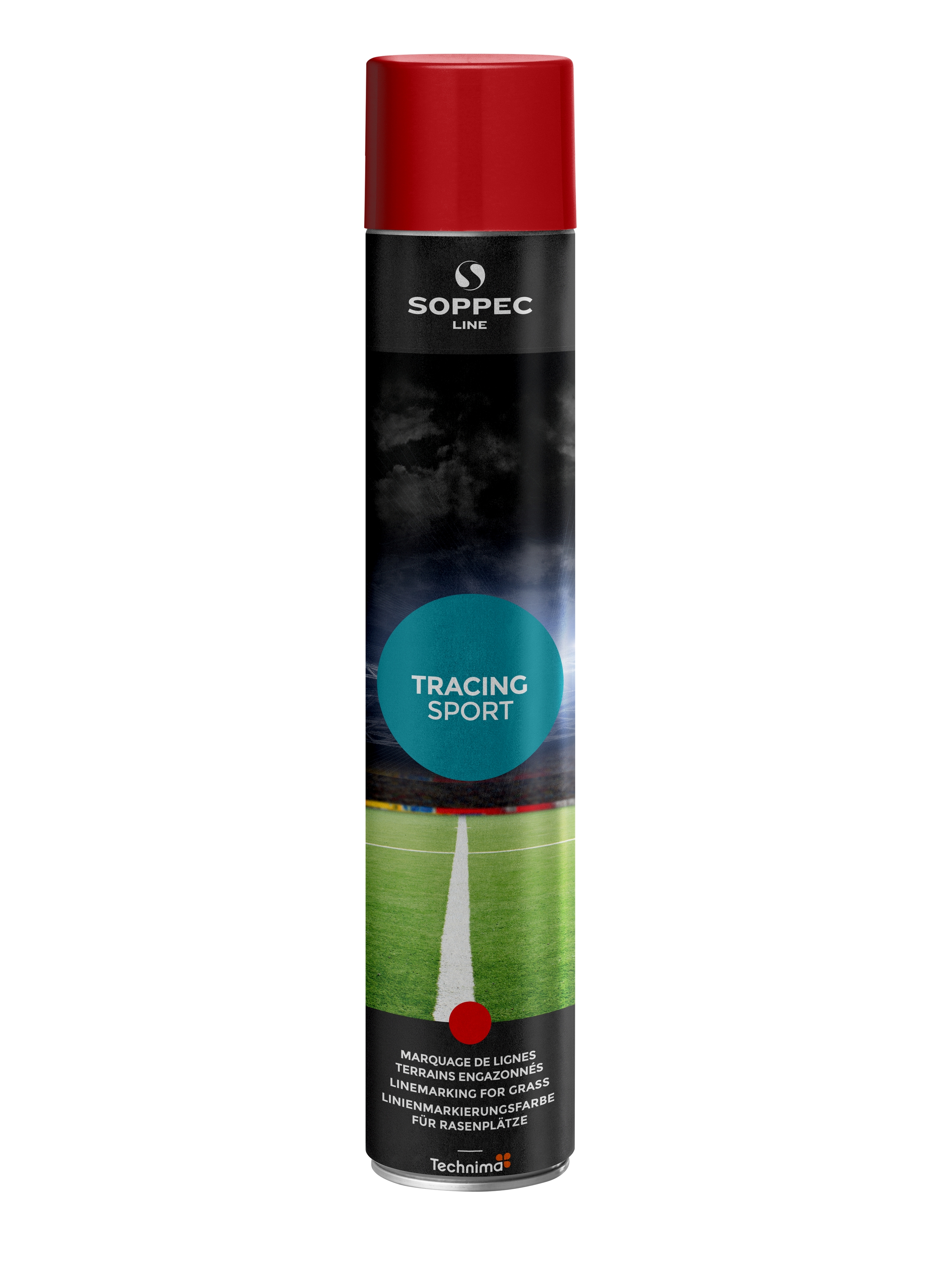 TRAZADOR DE LÍNEAS SOPPEC - TRACING SPORT ROJO 750 ML