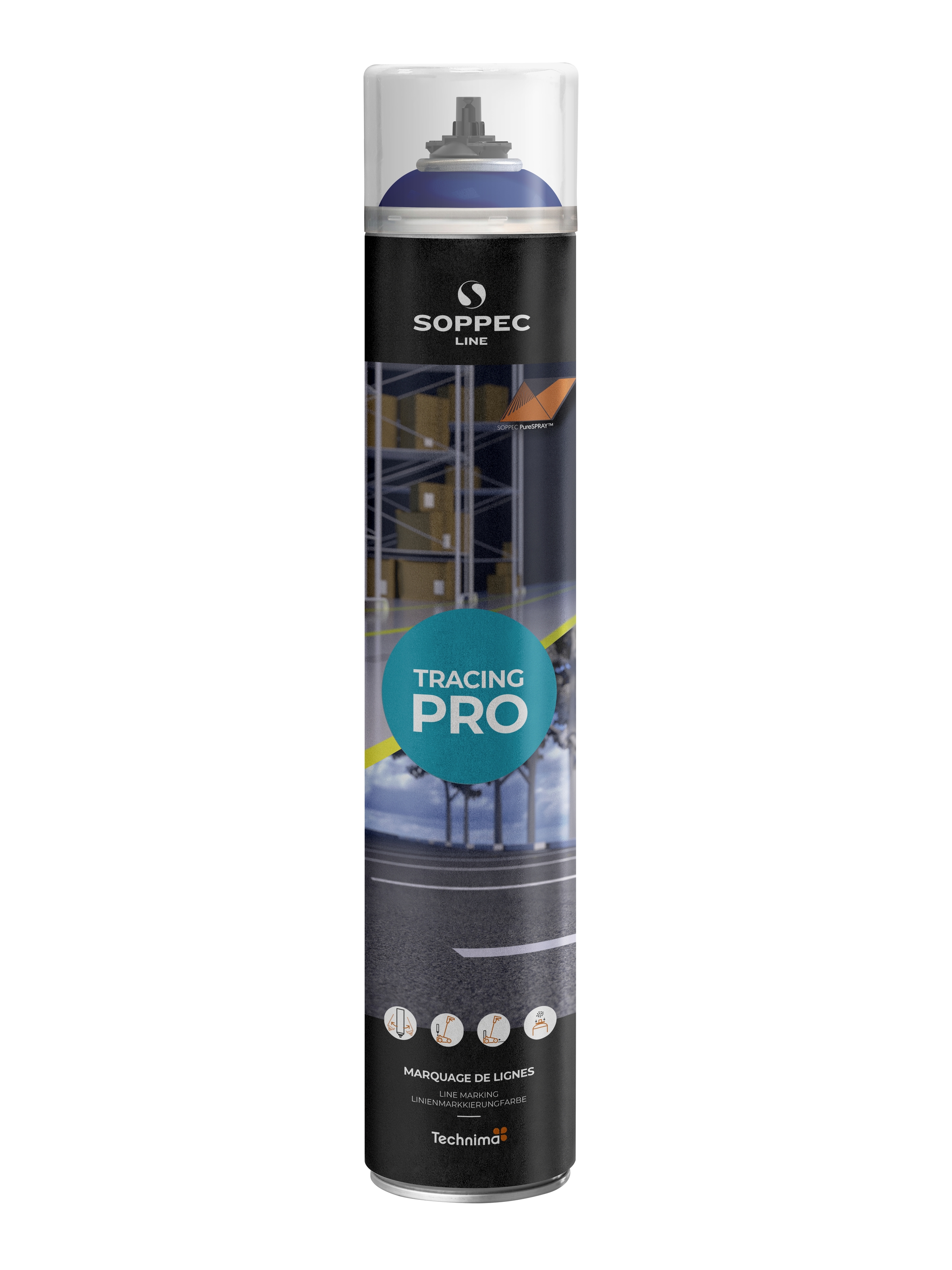 MARCADOR SOPPEC - TRACING PRO AZUL 750 ML