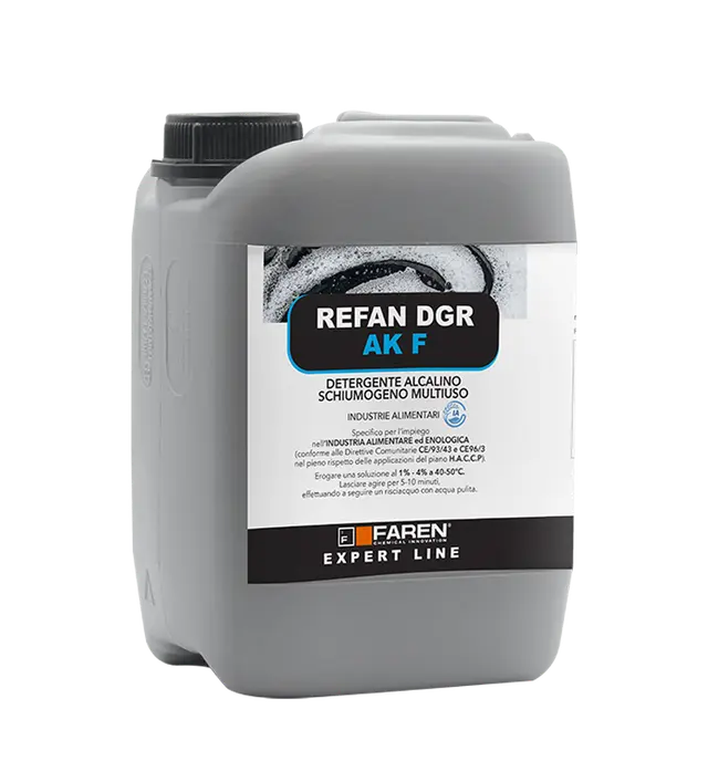 LIMPIADOR ALCALINO ESPUMANTE - REFAN DGR AK F