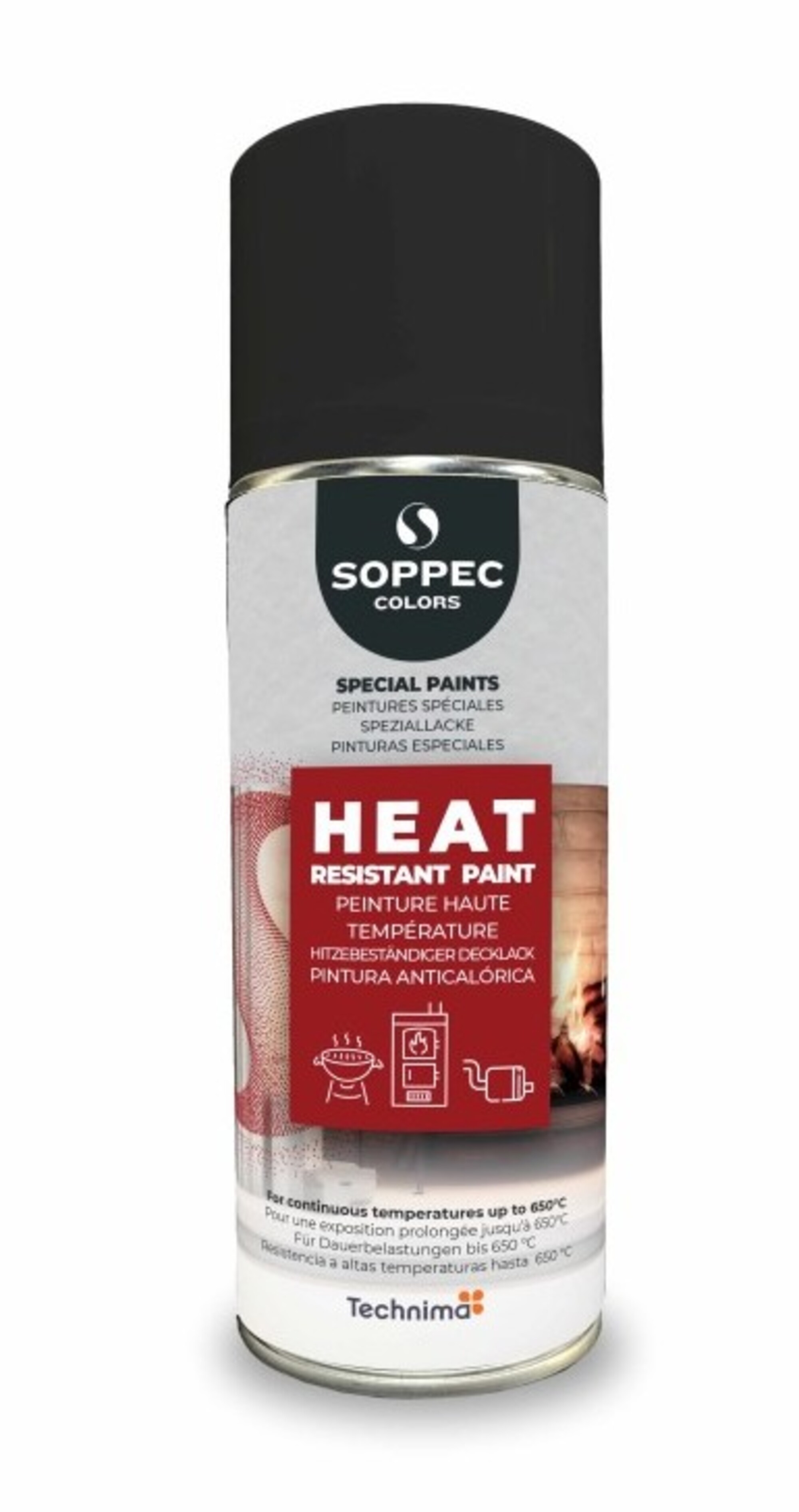 PINTURA ESPECIAL ANTICALÓRICA SOPPEC -  HEAT RESISTANT PAINT SPRAY