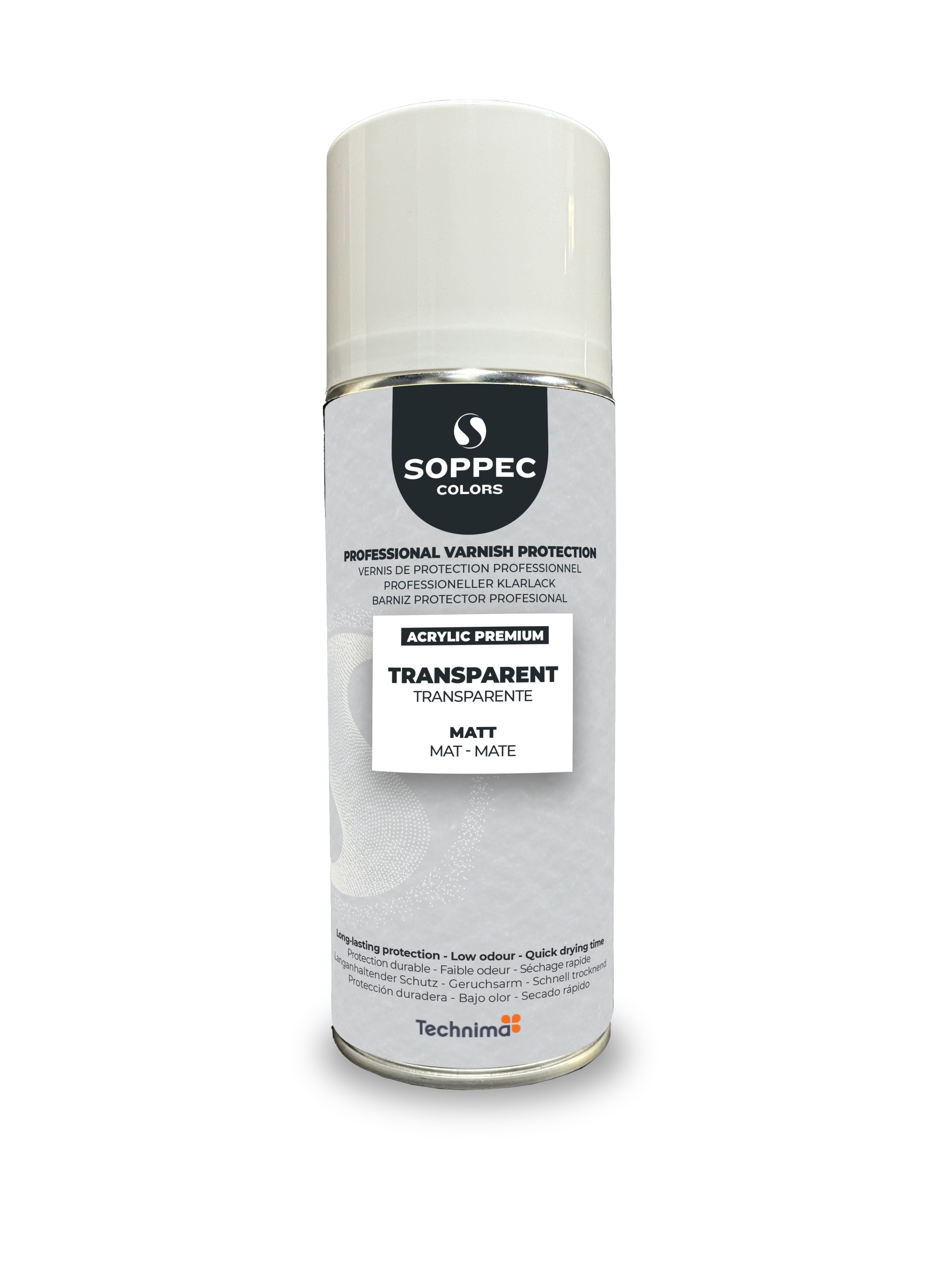 PINTURA ESPECIALES SPRAY SOPPEC BARNIZ ACRÍLICO PREMIUM