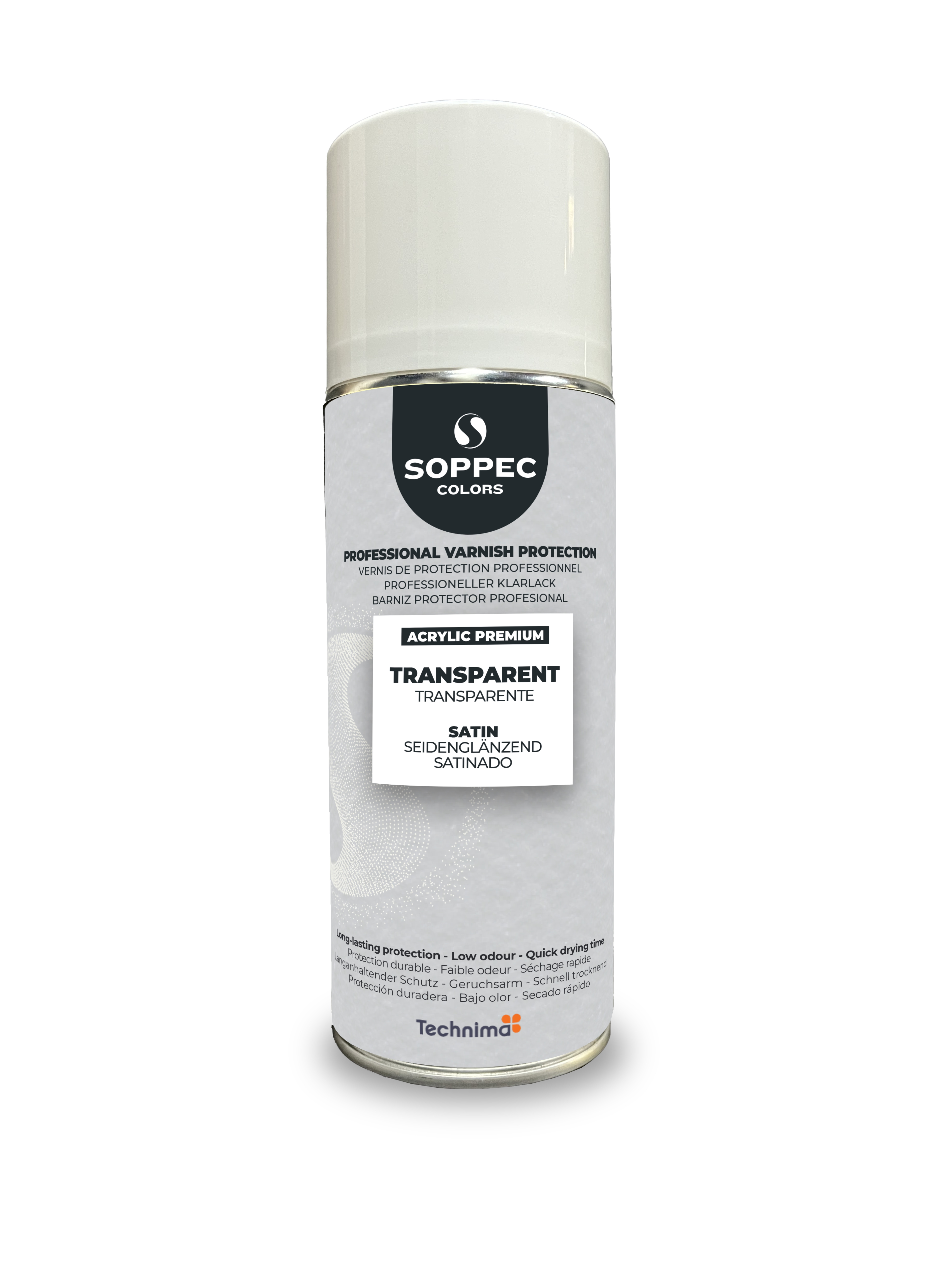 PINTURA ESPECIALES SPRAY SOPPEC BARNIZ ACRÍLICO PREMIUM