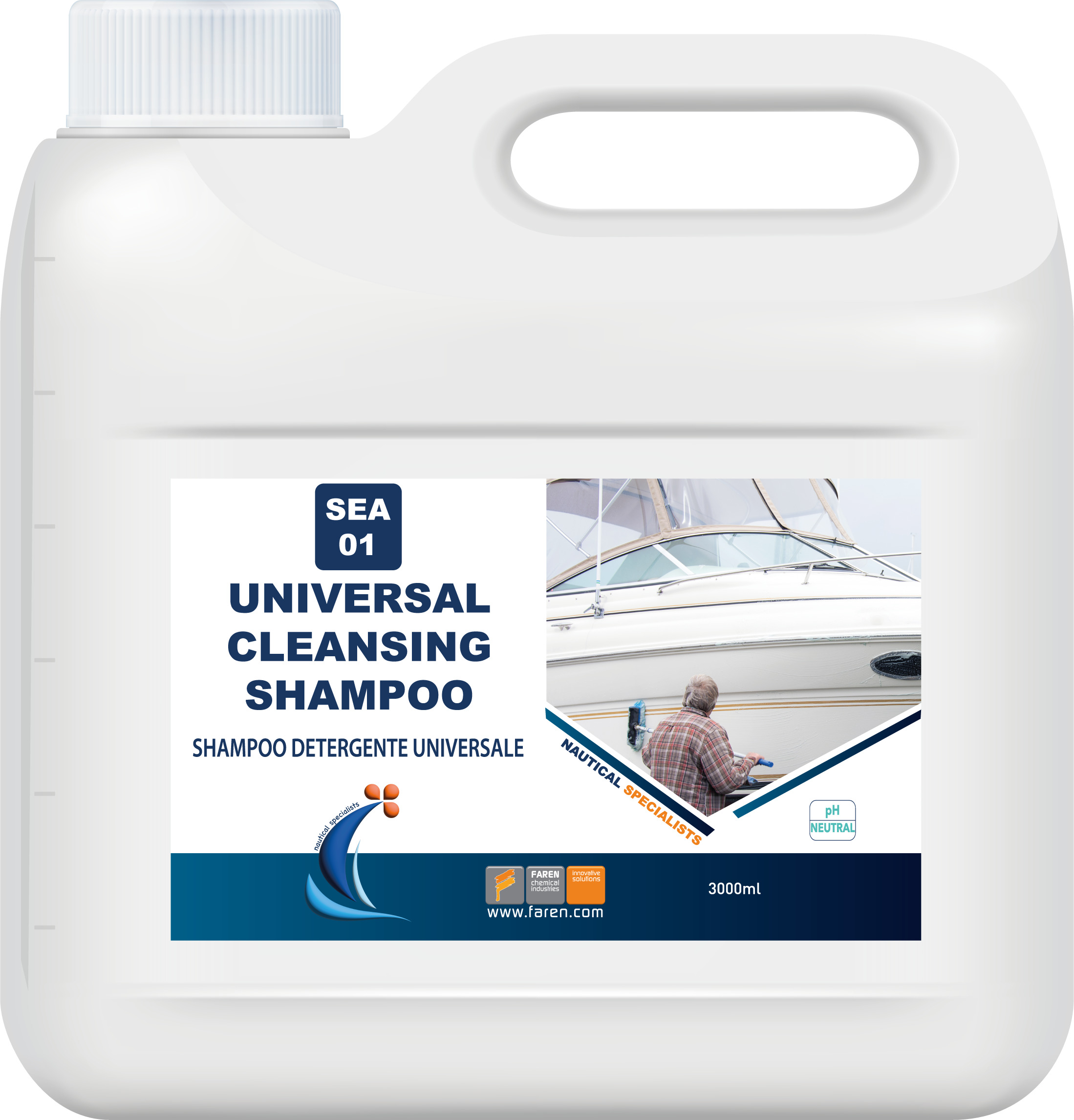 CHAMPÚ LIMPIADOR UNIVERSAL ESPECIAL NÁUTICA - SEA01