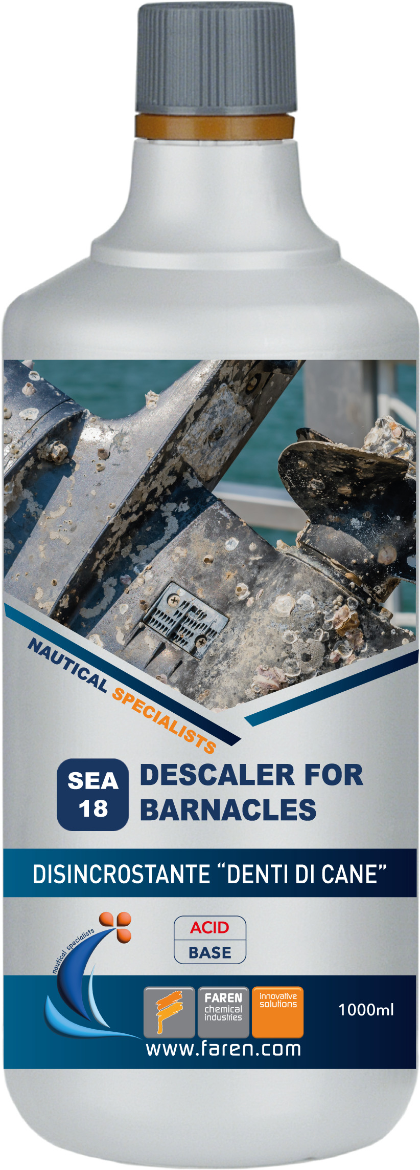 LIMPIADOR DE INCRUSTACIONES MARINAS (BIOFOULING) - SEA18