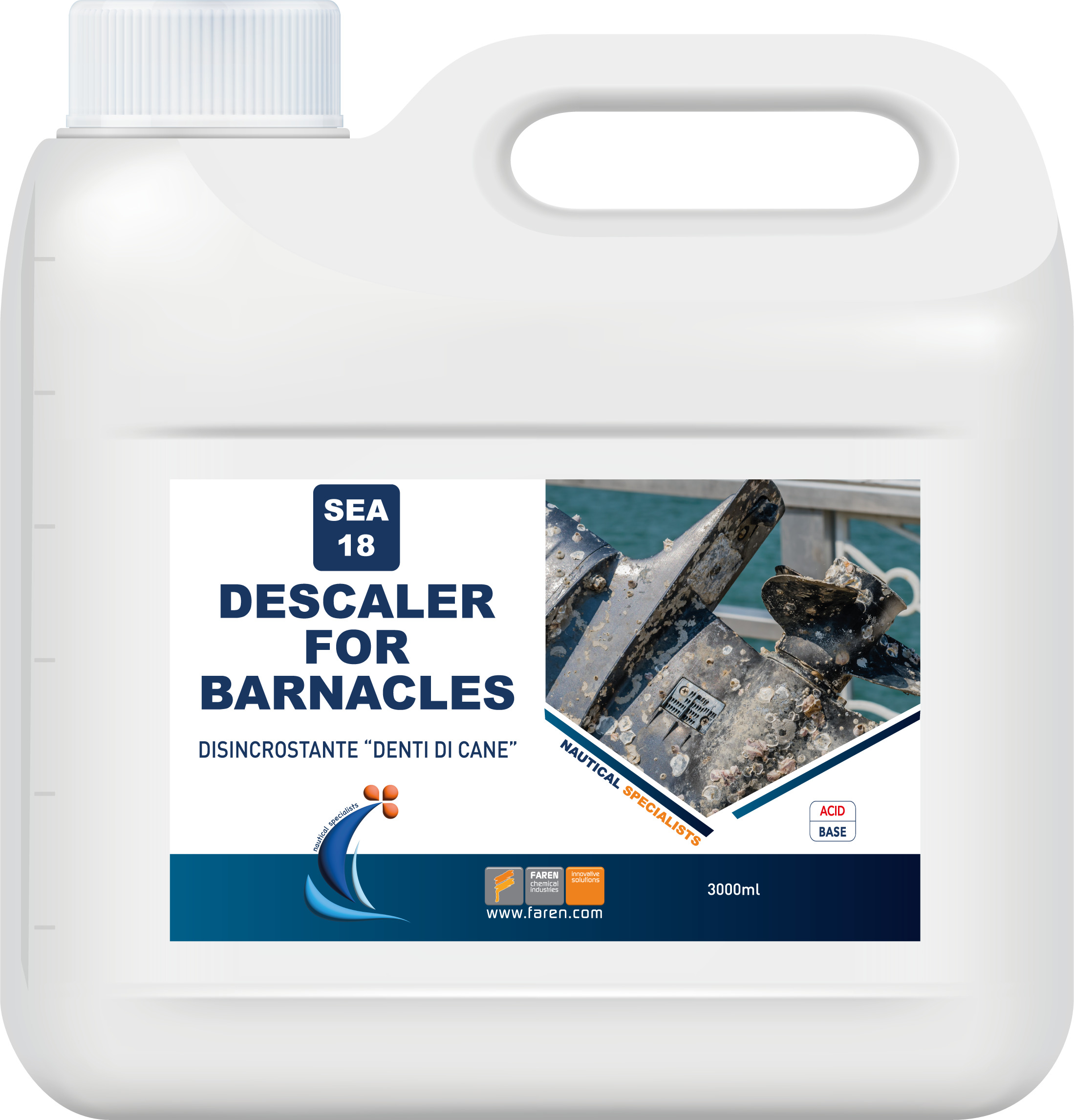 LIMPIADOR DE INCRUSTACIONES MARINAS (BIOFOULING) - SEA18