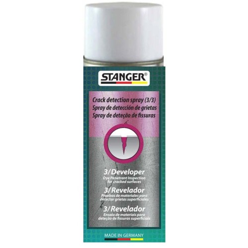 REVELADOR DE PUNTOS DEFECTUOSOS EN SPRAY CRACK DETECTION DEVELOPER