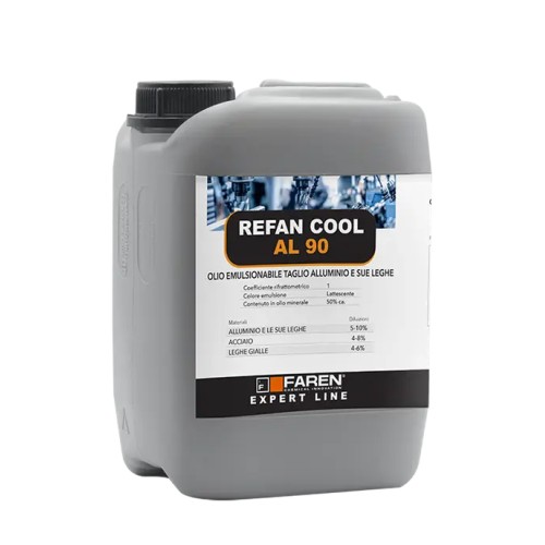 ACEITE EMULSIONABLE PARA ALUMINIO Y SUS ALEACIONES - REFAN COOL AL 90