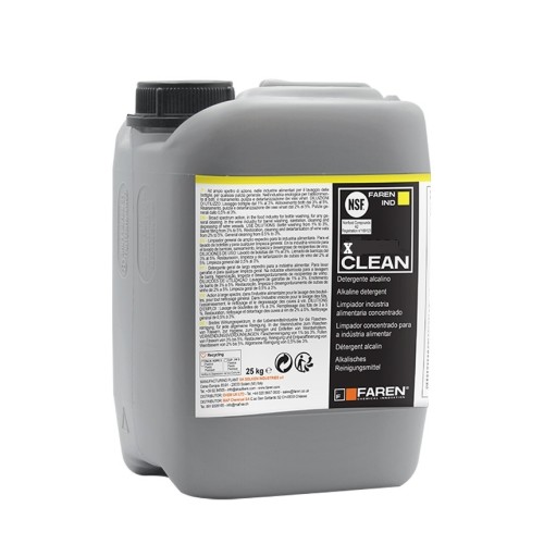 Limpiador multiuso con manual y maq X CLEAN - NSF Bidón plástico 25 Kg/Lt