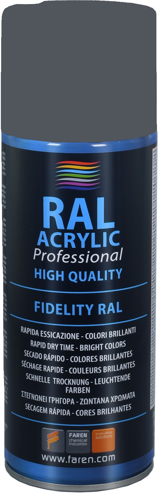 Spray pintura 100% acrílica RAL 7015 GRIS PIZARRA