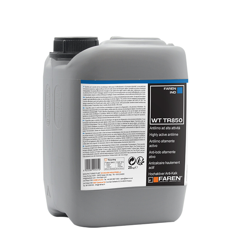 TRATAMIENTO DE DESINFECCIÓN DE AGUAS INDUSTRIALES - WT TR850