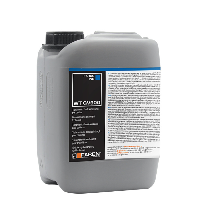 TRATAMIENTO DESOXIGENANTE DEALCALIZANTE - WT GV900