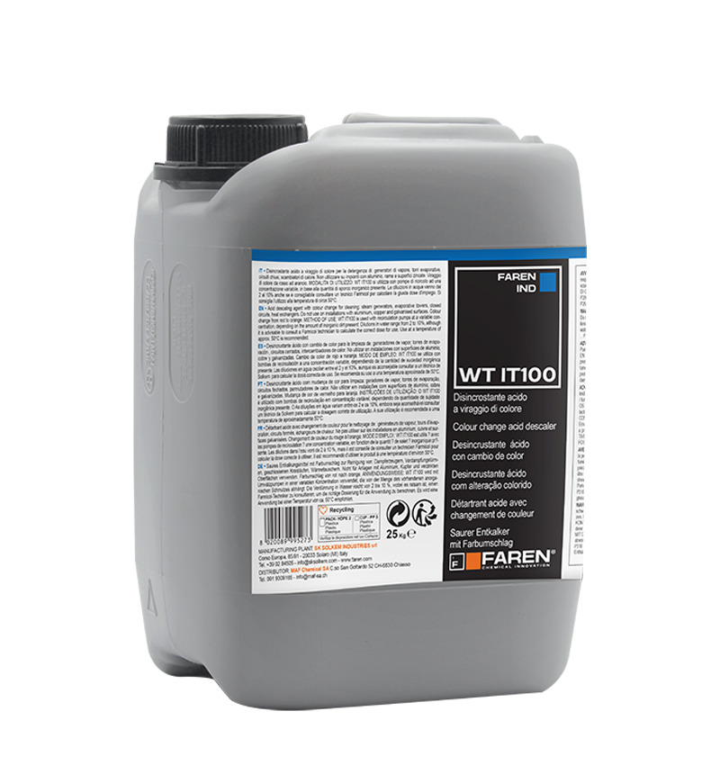 DESINCRUSTANTE  CON CAMBIO DE COLOR INSTALACIONES TÉCNICAS - WT IT100