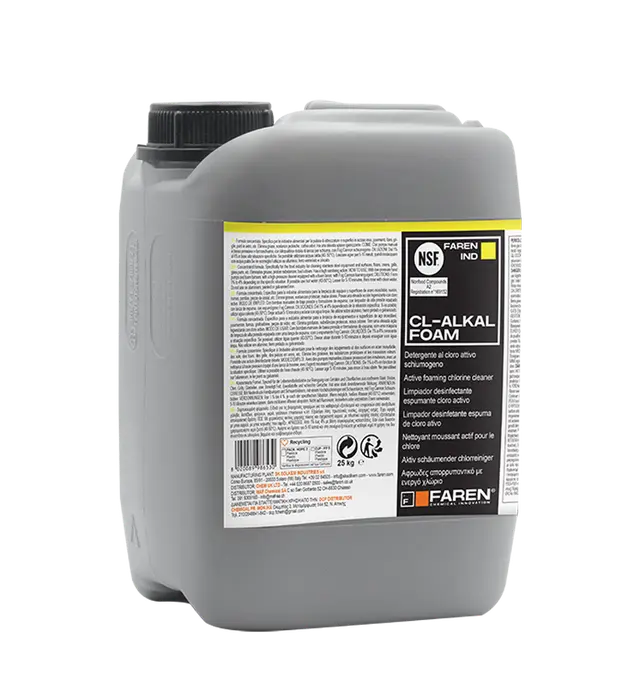 LIMPIADOR ALCALINO ESPUMANTE  NSF A8 - CL ALKAL FOAM