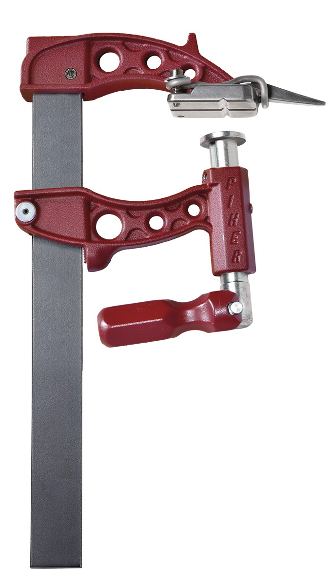 Accesorio fijación en pico para tornillo apriete