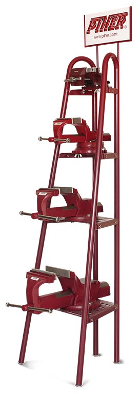 Expositor de tornillos de banco