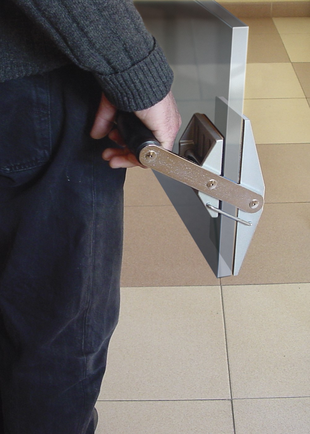 Transportador aluminio 80 kg.