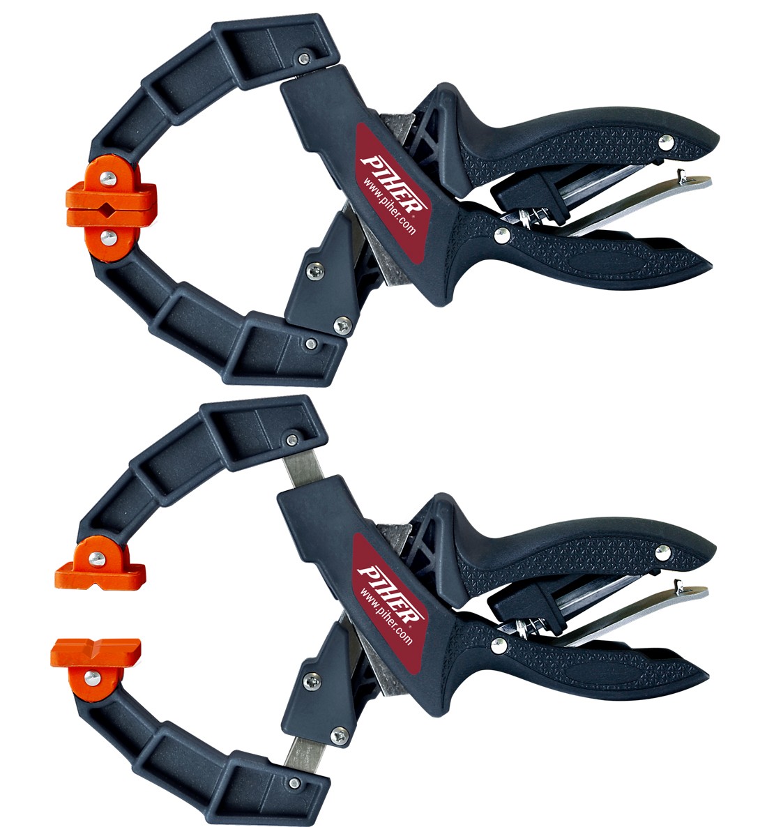 Pinza progresiva extensible