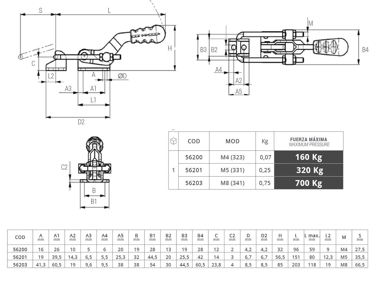 Grapa rápida gancho